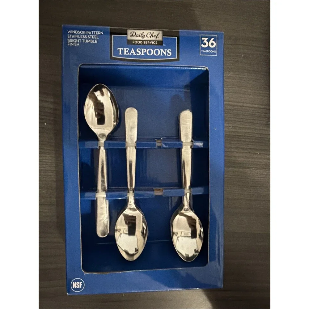 Daily Chef Food Service Stainless Steel Teaspoons 27 ct